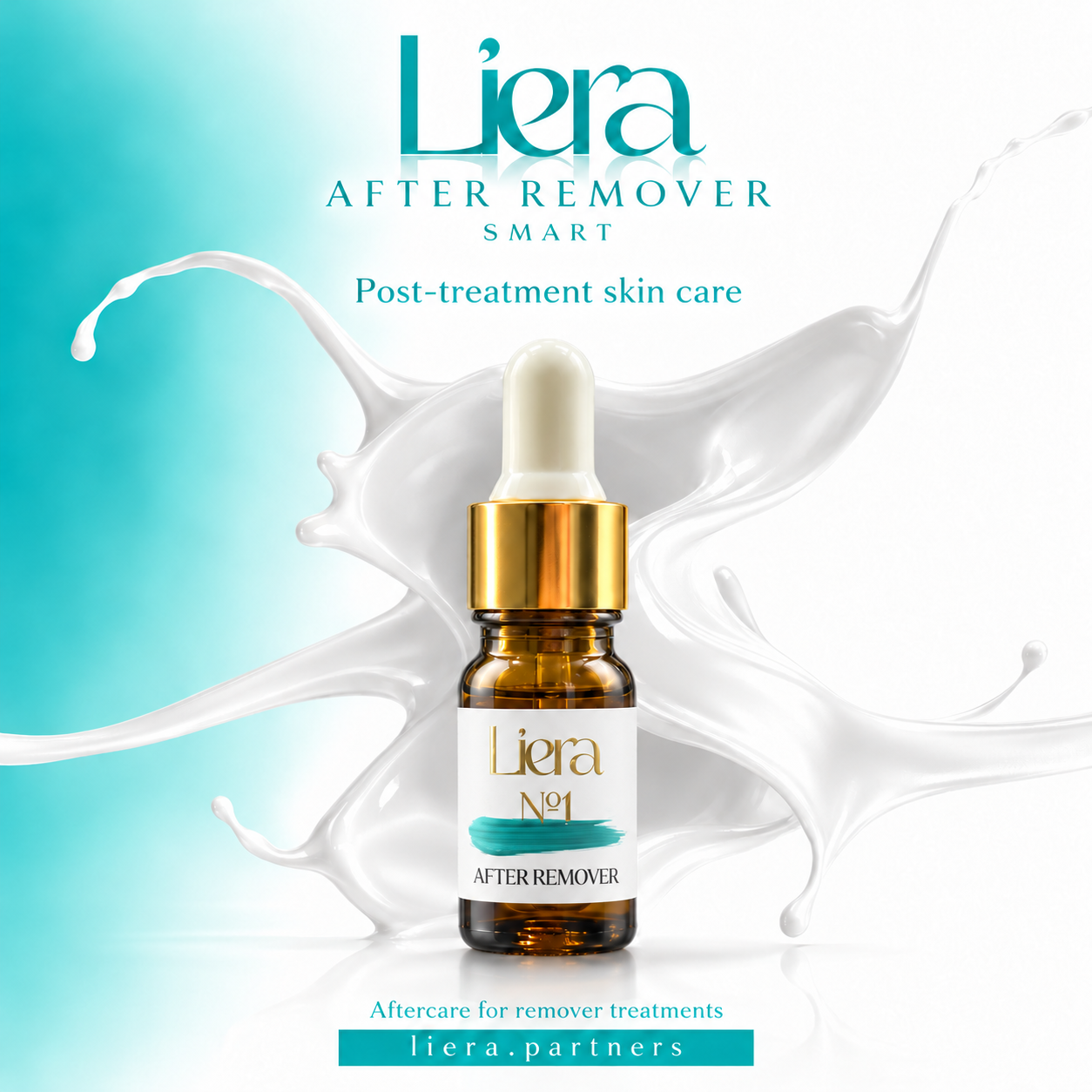 After Remover Liera 5 ml – pielęgnacja skóry po usuwaniu makijażu permanentnego i tatuaży