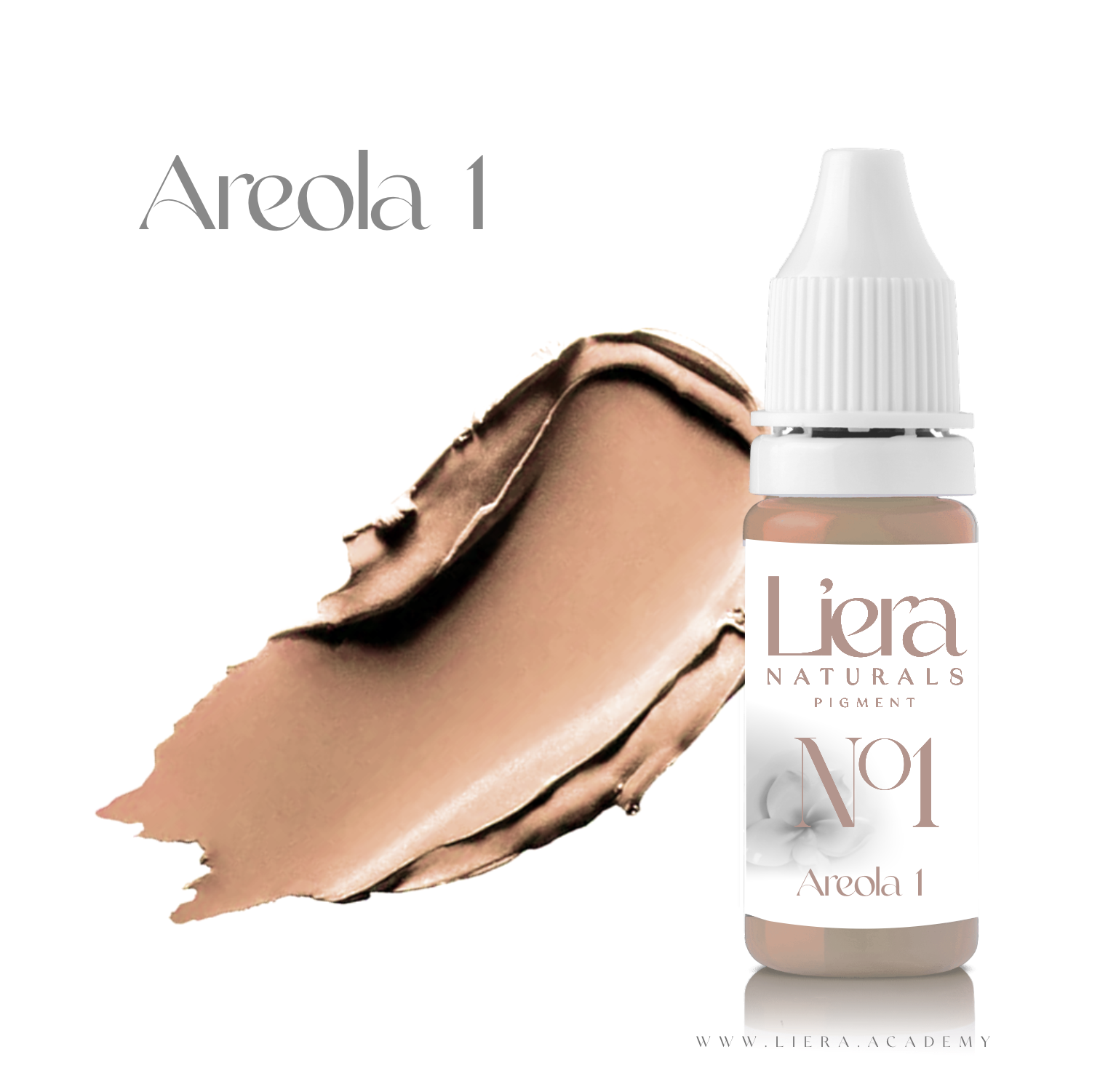 Areola 1a - Liera Naturals barwniki do pigmentacji medycznej areola, otoczki brodawki sutkowej