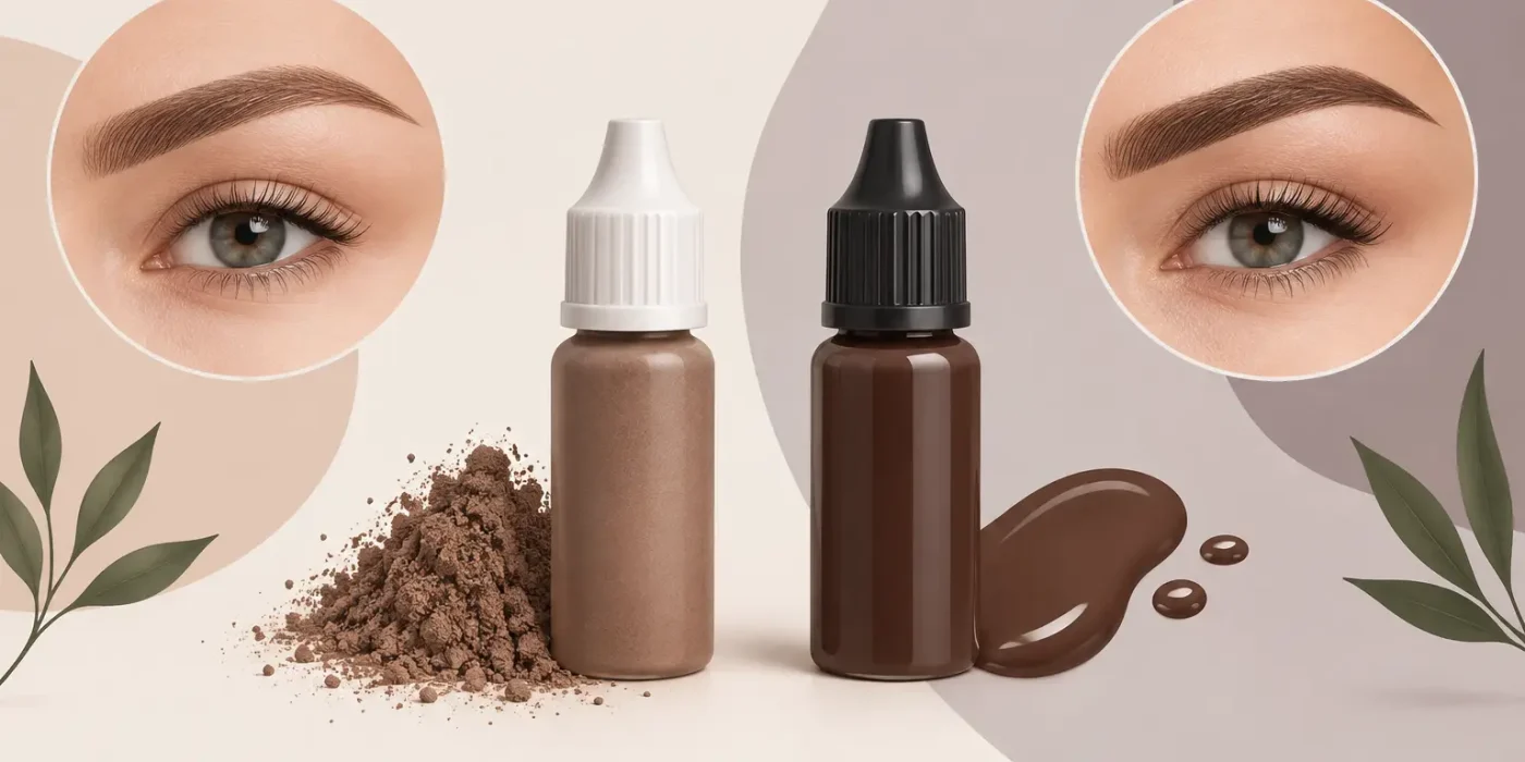 Pigment mineralny i hybrydowy PMU - różnice
