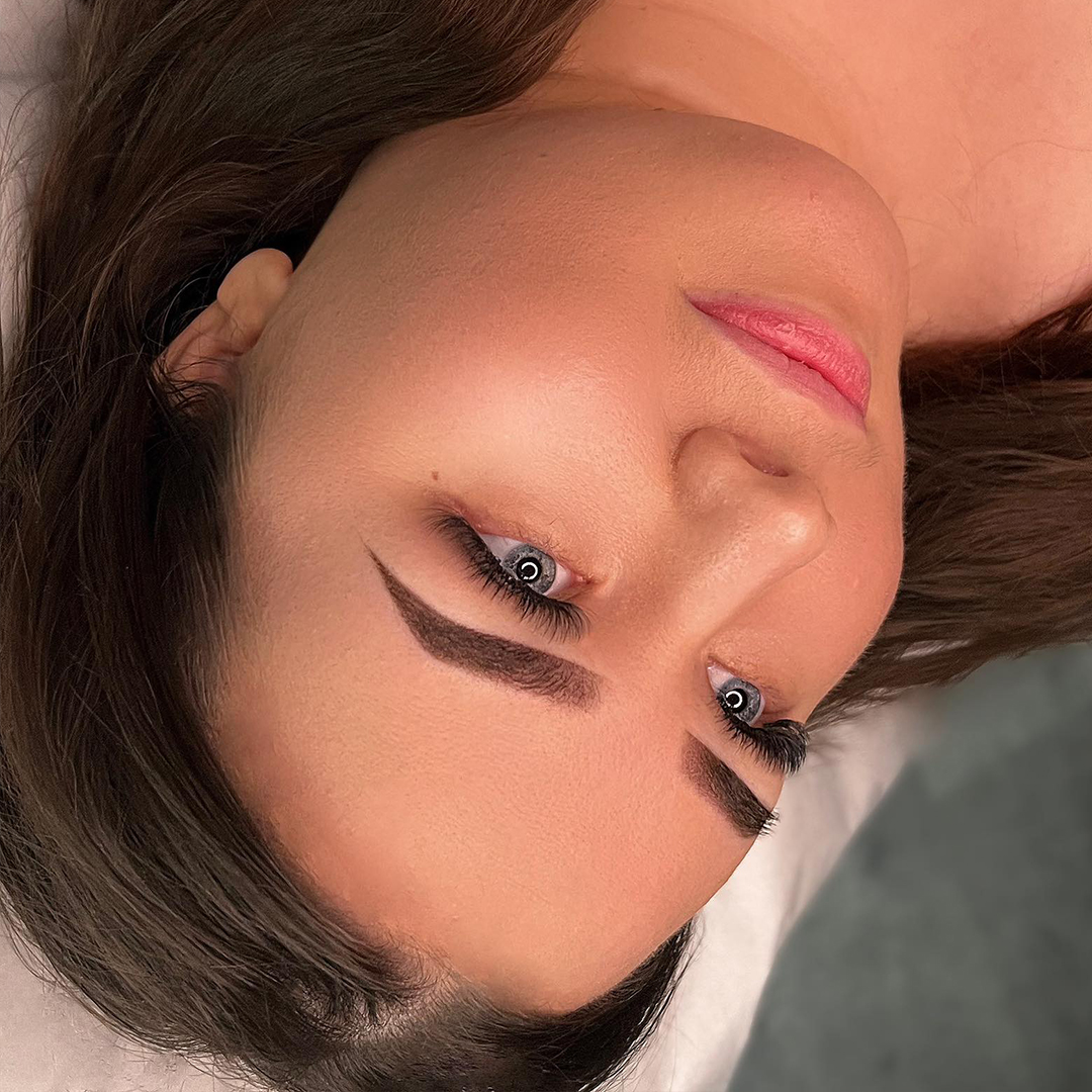 BRWI 2a Patrycja Borówka Pigment Liera Dark chocolate + nutella - wykonanie Patrycja Borówka partner marki Liera