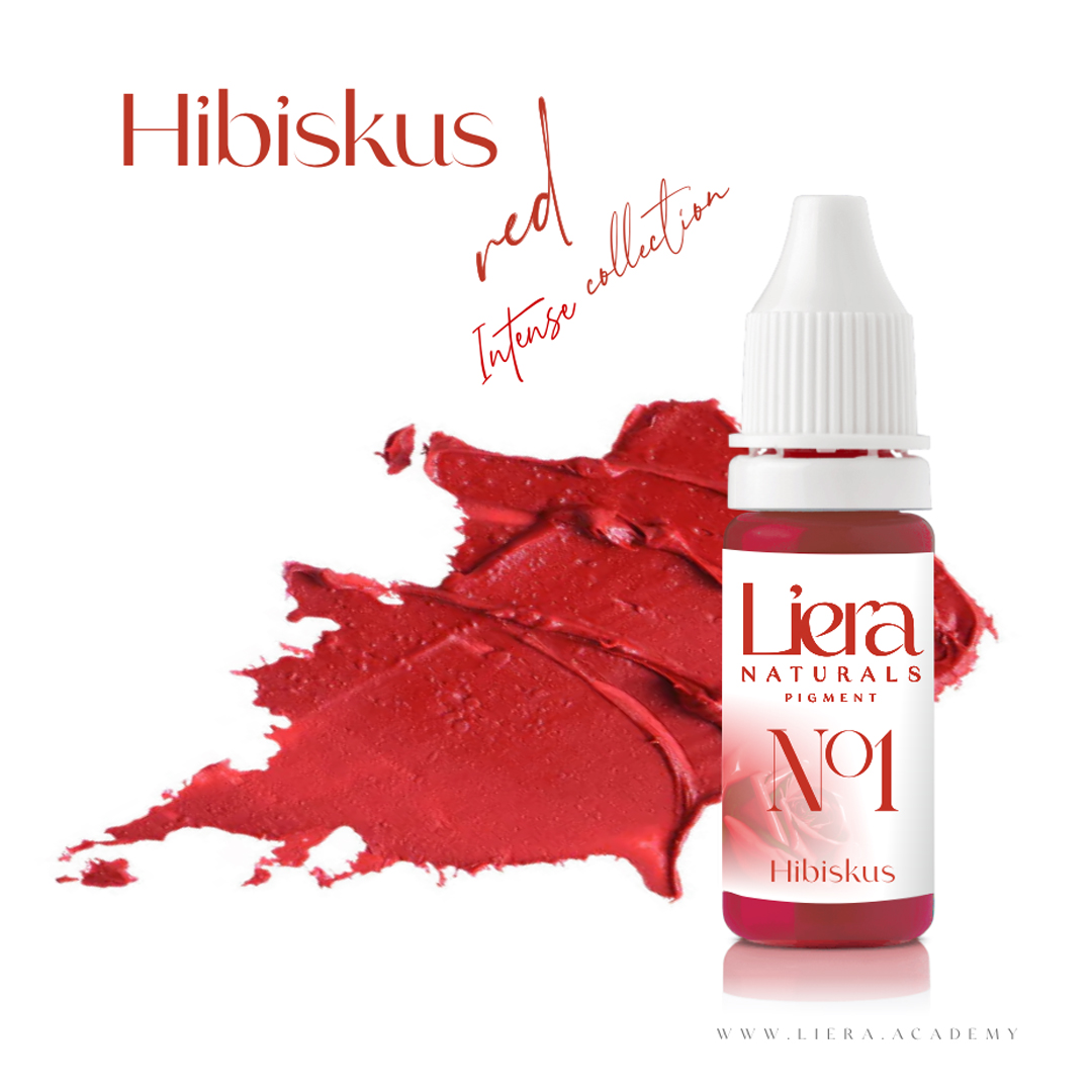 barwnik Liera Naturals Hibiskus do ust butelka
