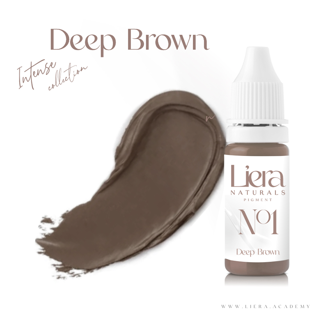 barwnik Liera Naturals deep brown do brwi butelka
