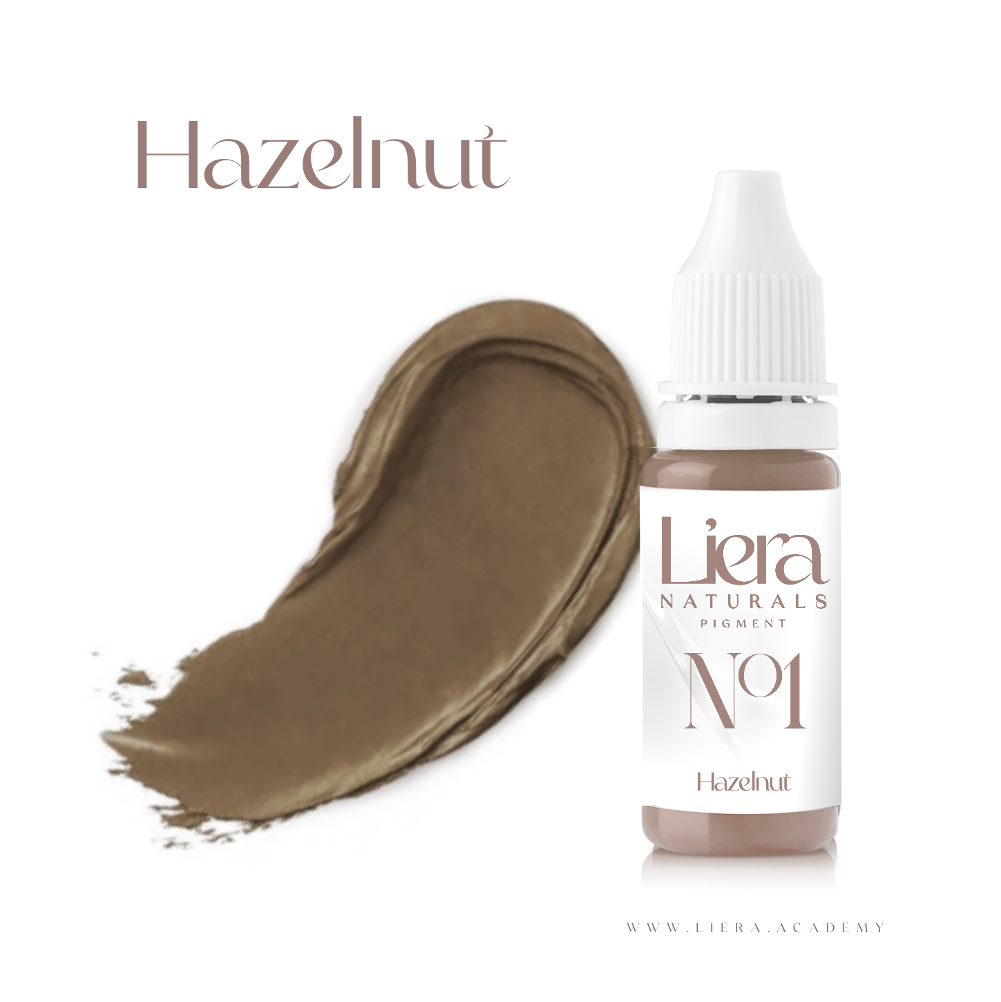 barwnik do makijażu permanentnego brwi - hazelnut Liera naturals