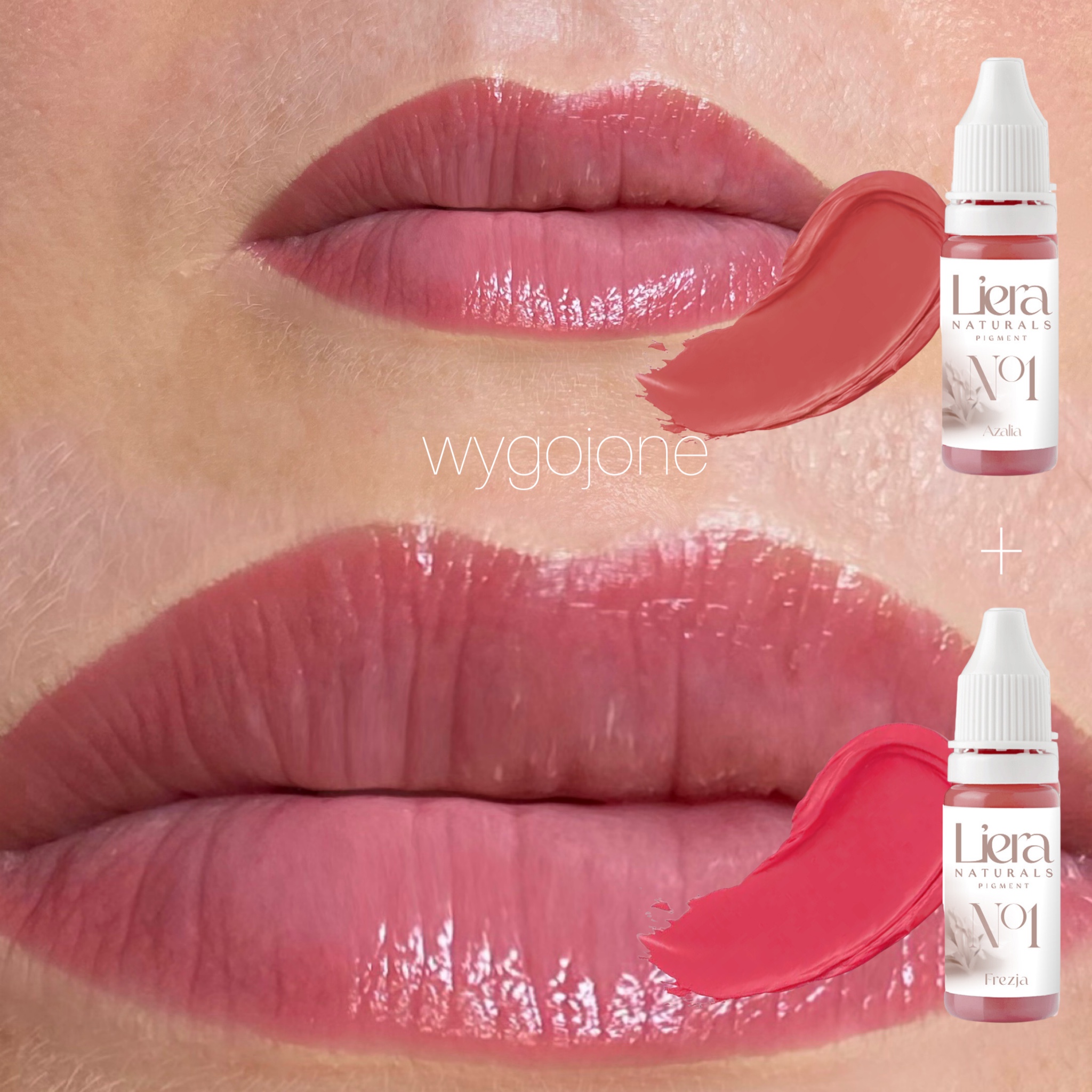 pigmenty do ust frezja + azalia